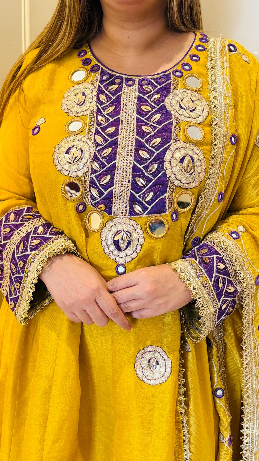Twinkle Stone Lurex Suit Set (Mustard, Purple, Blue)